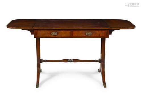 A Regency Style Mahogany Sofa Table