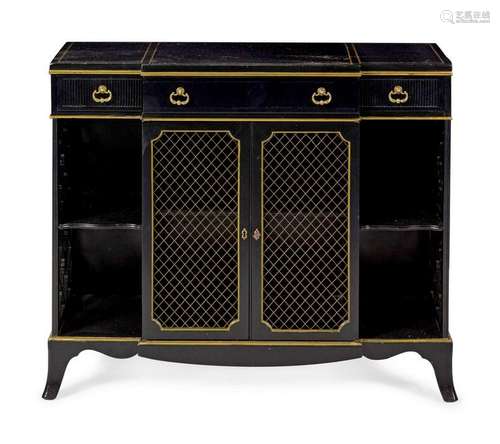 A Regency Style Ebonized ChiffonierÂ