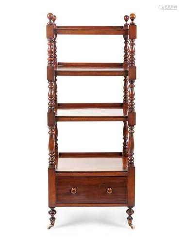 A William IV Mahogany Etagere