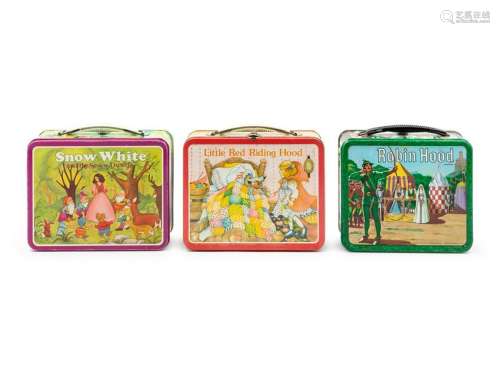 Three Fairy Tale-Themed Lunch Boxes