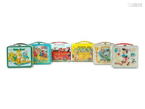 Six Walt Disney-Themed Lunch Boxes
