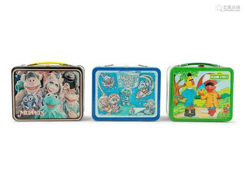 Three Muppets-Themed Lunch Boxes