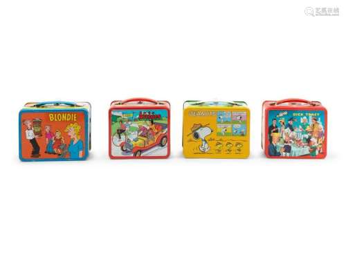 Four Comic Book-Themed Lunch Boxes