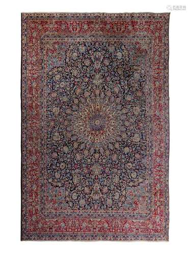 An Isfahan Wool Rug