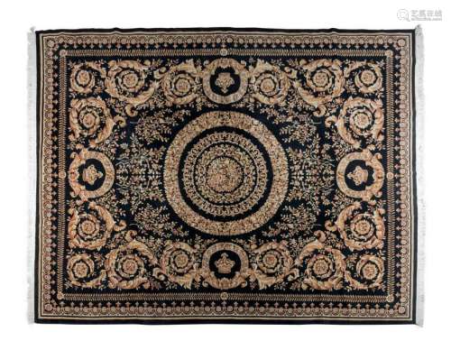 A Versace Patterned Rug