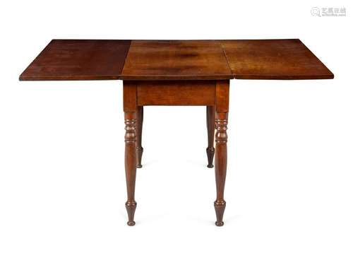 An American Mahogany Drop-Leaf Table