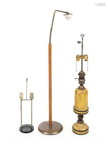 A Group of Three Lamps