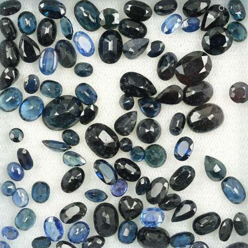 Lot loose sapphires