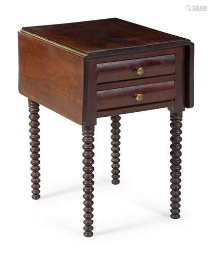 A Mahogany Drop-Leaf Side Table