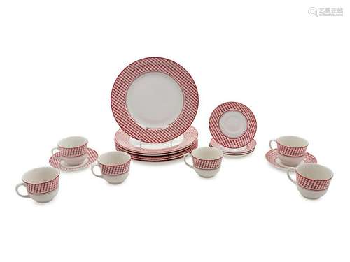 A Ralph Lauren for Wedgwood Porcelain Partial Dinner