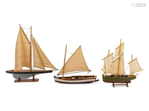 Four Ship Models