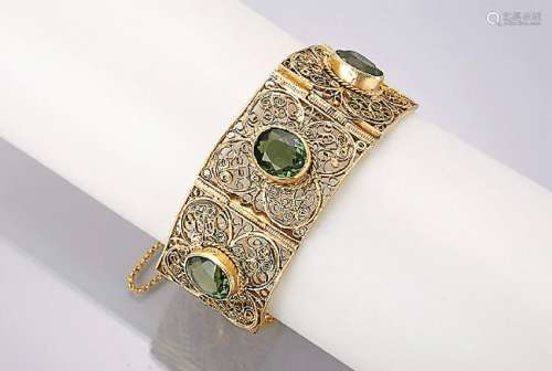 Bracelet with olivine