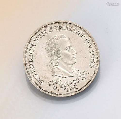 Silver coin 5 Mark Germany 1955