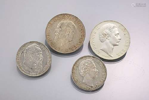 Lot 7 silver coins