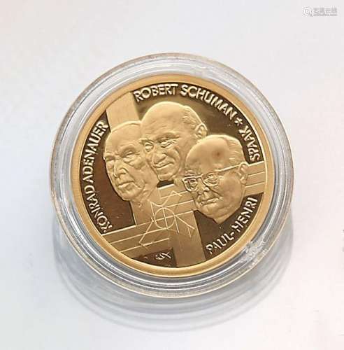Gold coin, 100 EURO, Belgium, 2002