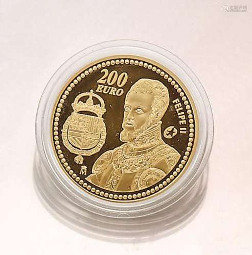 Gold coin, 200 EURO, Spain, 2009