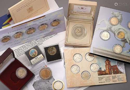Collection with approx. 177 2 Euro commemorative