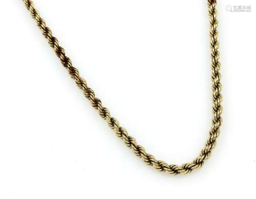 14 kt gold cord necklace