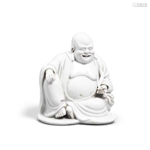 18th century A Dehua porcelain figure of Budai