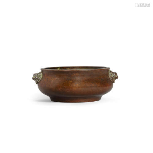 Chen Qiaoseng zhi mark, probably Ming dynasty A Rare Small Bronze Incense Burner