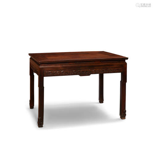 Late Qing/Republic period A hongmu rectangular table