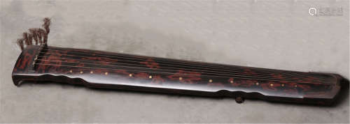 A CHINESE ANCIENT LACQUER GUQIN