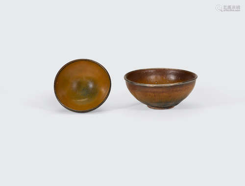 Song dynasty Two glazed stoneware bowls