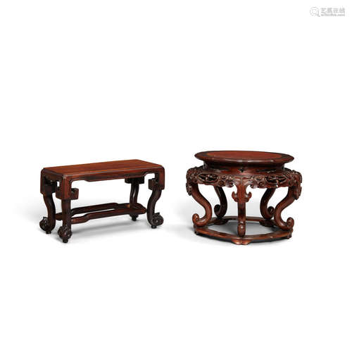 Republic period or later Two hardwood stands