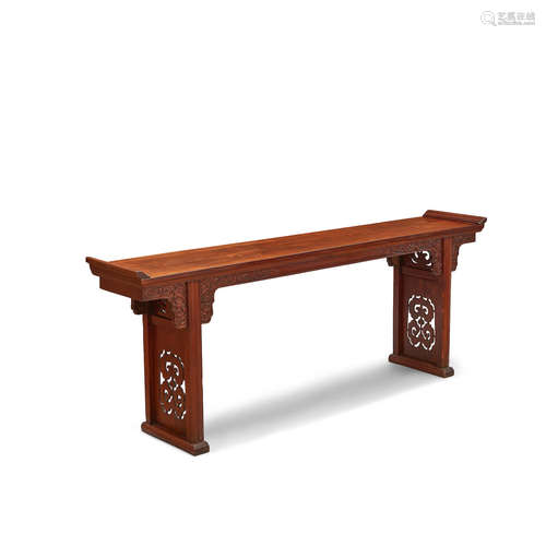 19th century A pine and jumu altar table