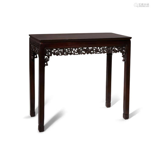 Republic period A hongmu side table