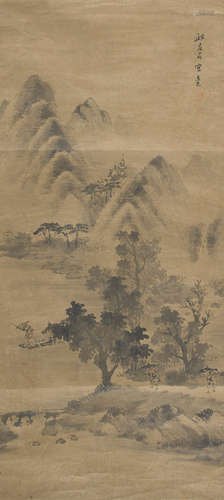 River Landscape Qiu Shiquan (19th century)