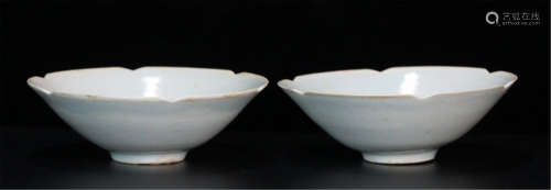 A PAIR OF CHINESE PORCELAIN BLUE AND WHITE BOWLS