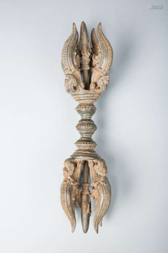 15世纪 青铜金刚杵铃