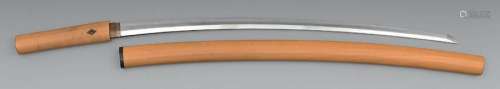KATANA 67.7 cm blade, Ubu, 2 mekugi ana, hardening…