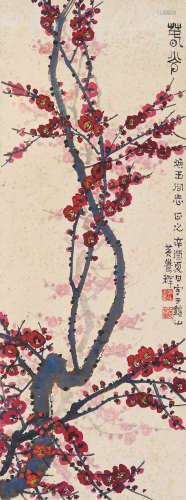 黄养辉 1911～2001 春光 立轴 设色纸本
