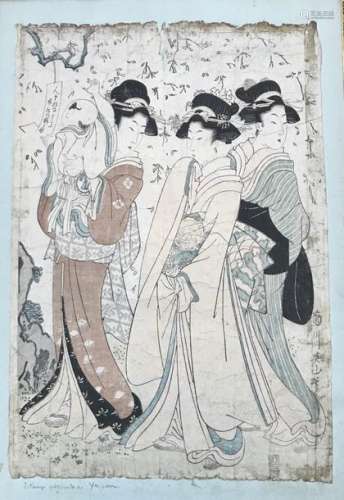 Kikukawa KEIZAN (1787 1867). Estampe japonaise fig…