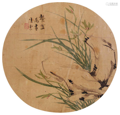 梅肖芬（1872～1898） 花卉 镜心 设色绢本