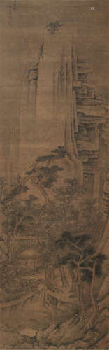 赵左（1573～1644） 1611年作 山水 轴 设色绢本