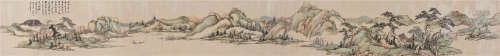 王丕曾（1824～?） 山水手卷 轴 设色绫本