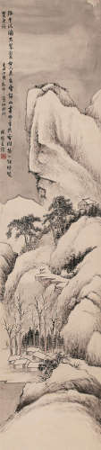 林纾（1852～1924） 1922年作 山水 轴 水墨纸本