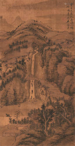 王翚（1632～1717） 山水 镜心 设色绢本