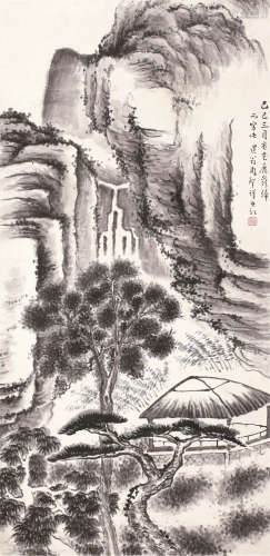 周肇祥（1886～1945） 1929年作 山水 镜心 设色纸本