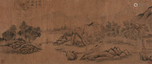 秦炳文（1803～1873） 山水 镜心 墨纸本