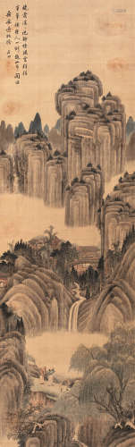 黄钺（1750～1841） 山水 轴 设色绢本