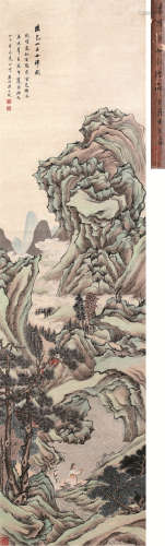 潘思牧（1756～？） 玉女潭图 轴 设色纸本