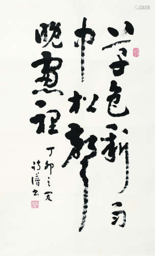 刘诗谱（1911～1989） 1987年作 书法 镜心 水墨纸本