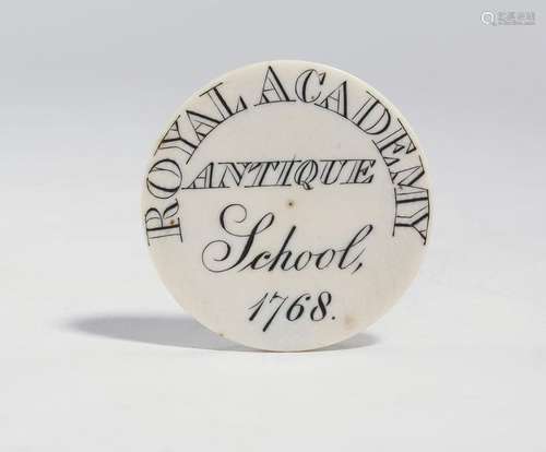 Λ An early Victorian ivory 'Royal Academy Antique …