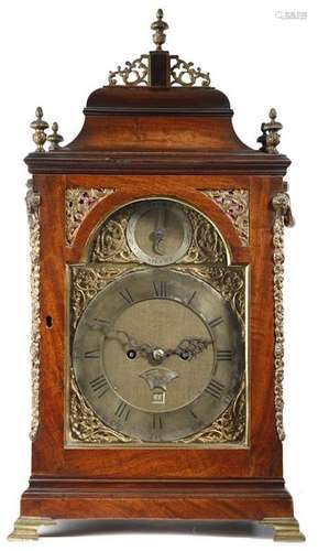 A George III mahogany bracket clock by James Mucka…