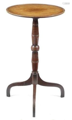 A Regency mahogany tripod occasional table, the ci…