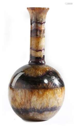 A 19th century Derbyshire blue john bottle vase, 1…